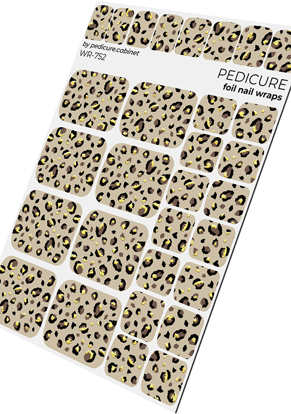 Film de pédicure avec feuille d'or [WR-752]