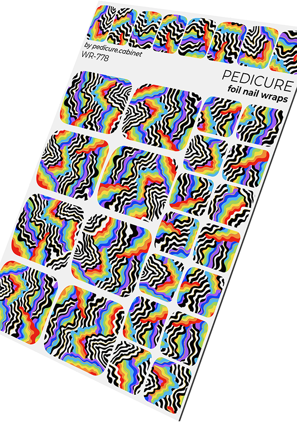 Film de pédicure avec feuille d'or [WR-778]