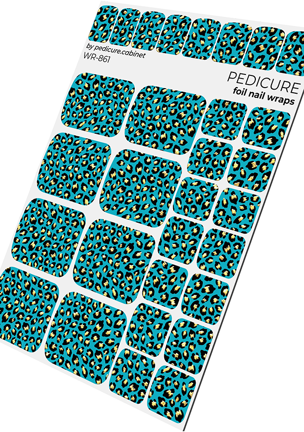 Film de pédicure avec feuille d'or [WR-861]