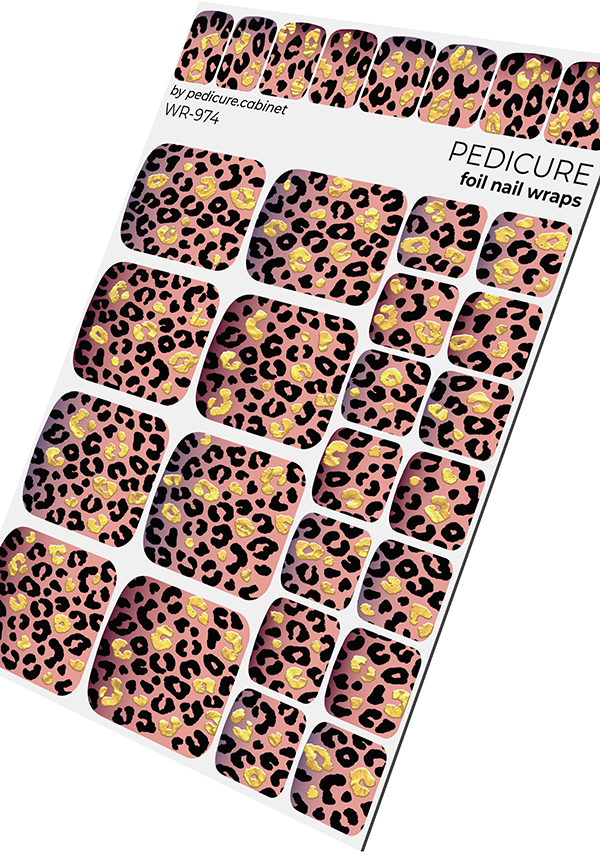 Film de pédicure avec feuille d'or [WR-974]