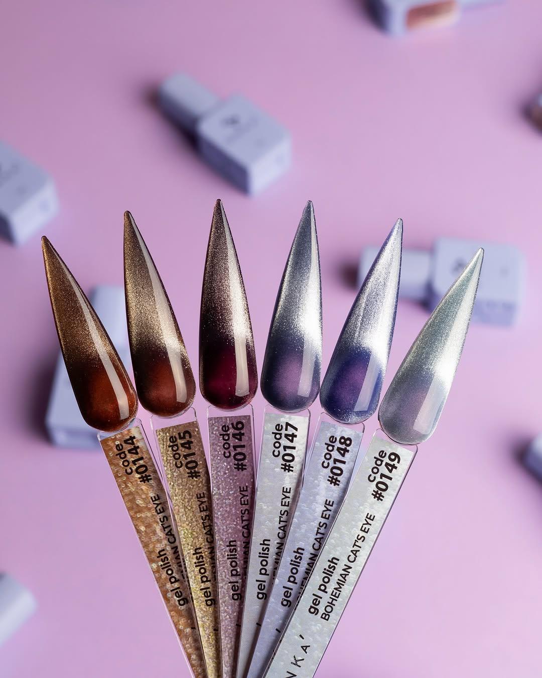 0019 Color Gel Polish Bohemian Cat Eye Collection 12ml