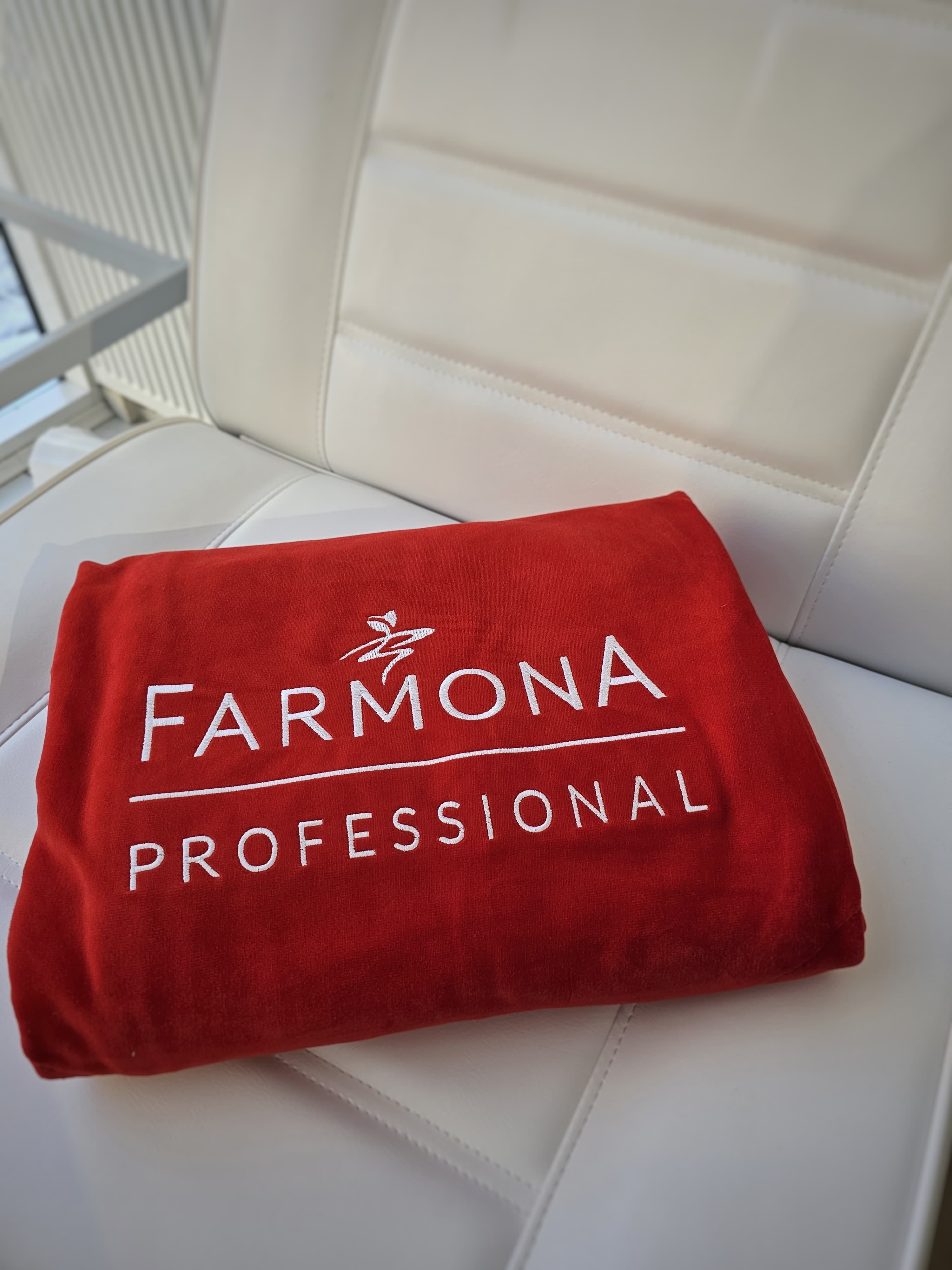 Plaid Farmona, rouge