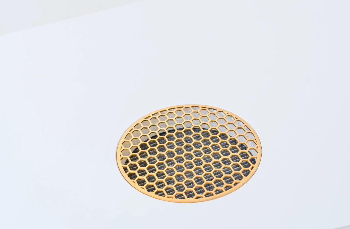 Table de manucure Afinia Art Deco X Gold avec aspirateur intégré NDC 2000