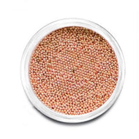 Micro-billes métalliques design, or rose (0,2 mm), 10 g