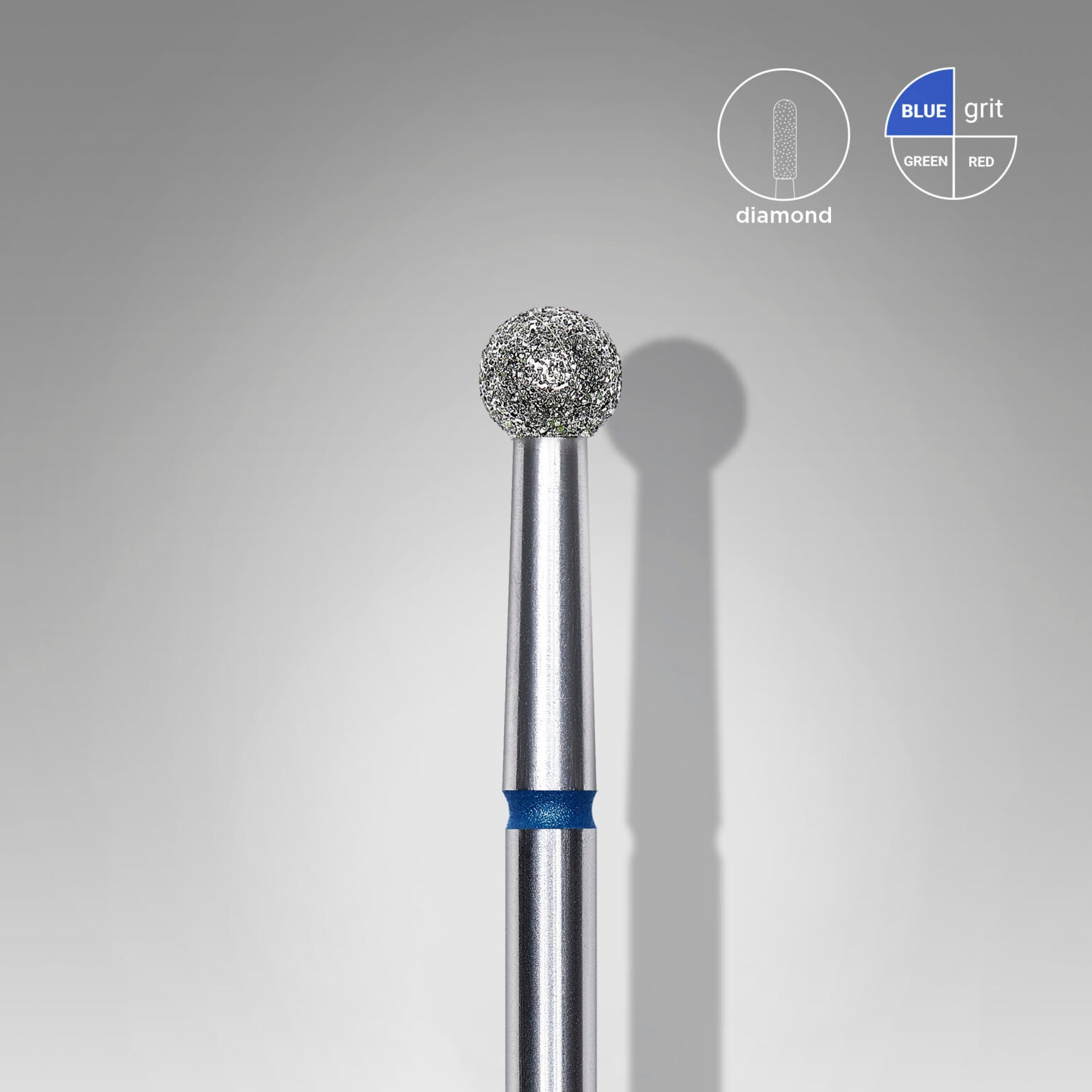 STALEKS Fraise boule bleue, diamètre 3,5 mm [FA01B035]