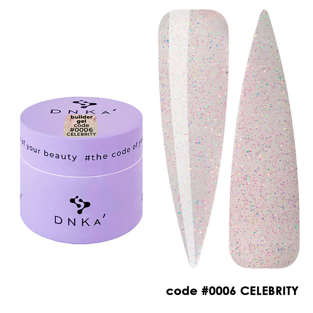 0006 Gel « DNKa' Builder » - Collection Celebrity Shimmer - 15ml