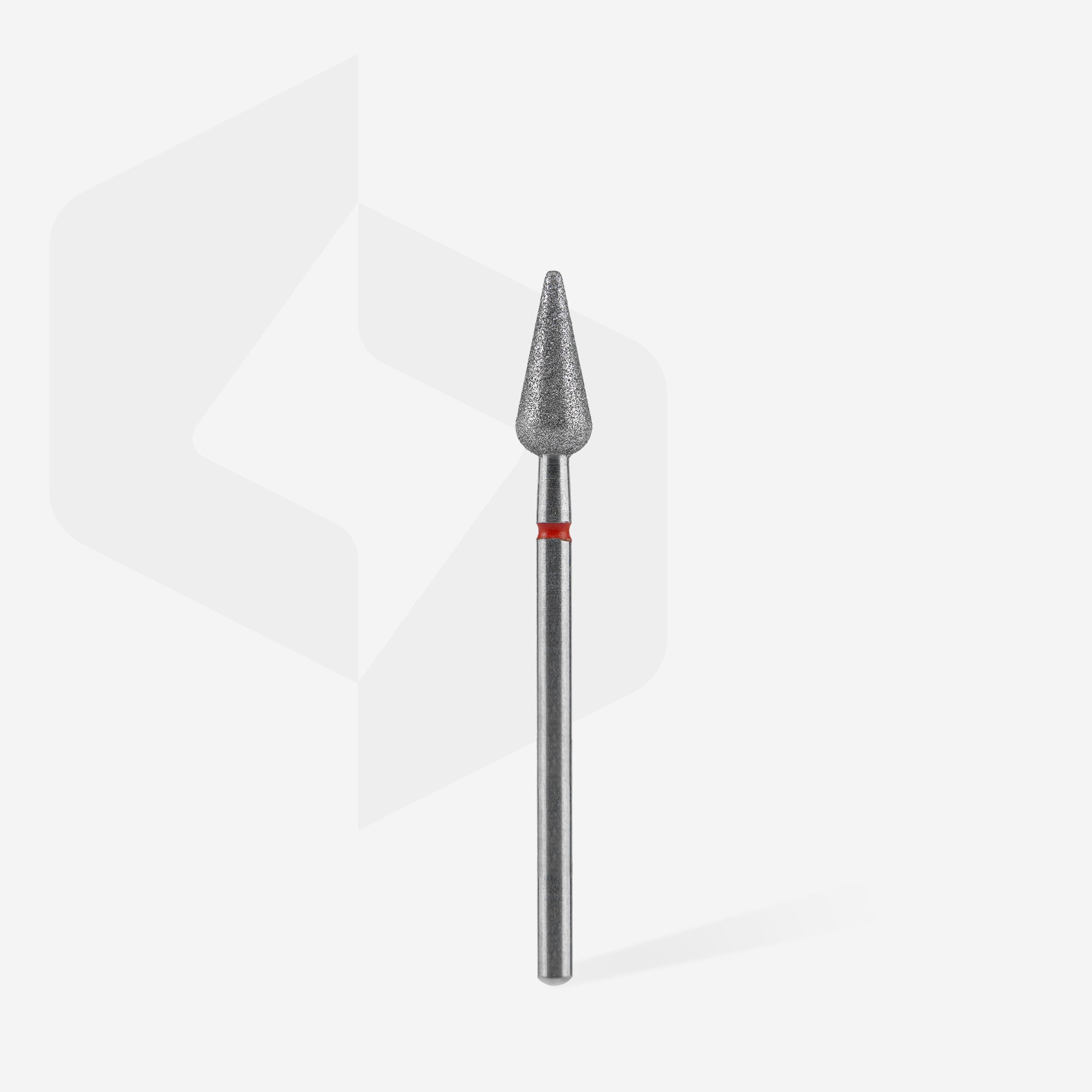 STALEKS Fraise en forme de poire, rouge, diamètre 5 mm / partie active 12 [FA100R050/12]