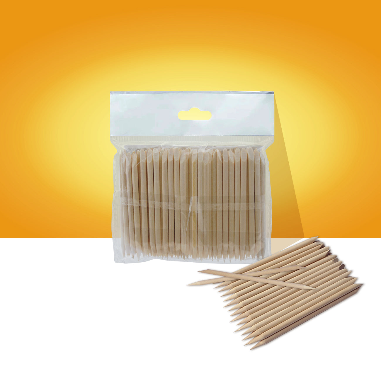 STALEKS Bâtonnets pour cuticules 7,5 cm - 100 pièces [DOS-20/100]