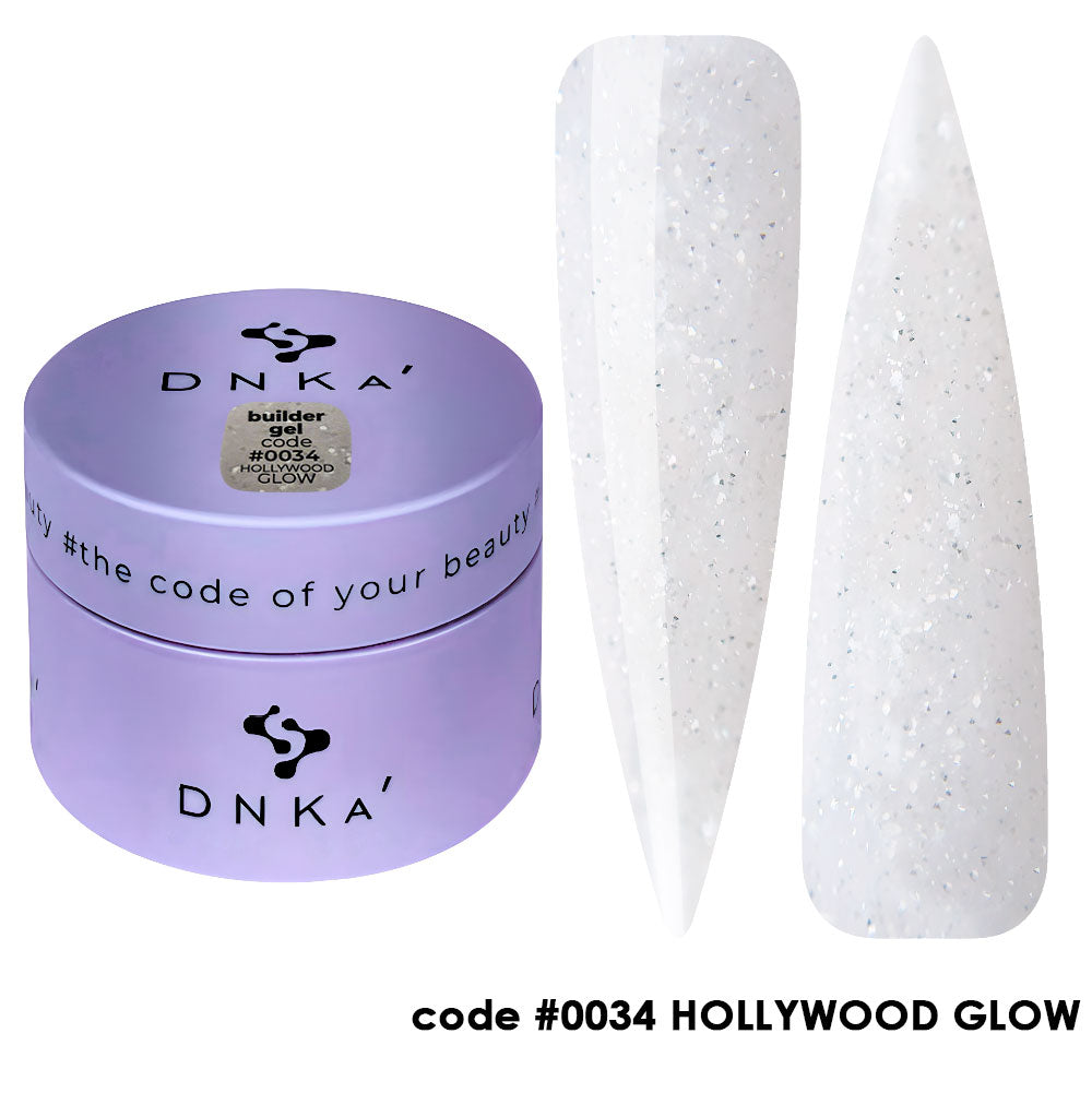 0034 Gel de construction DNKa' Collection Hollywood Glow  - 30 ml