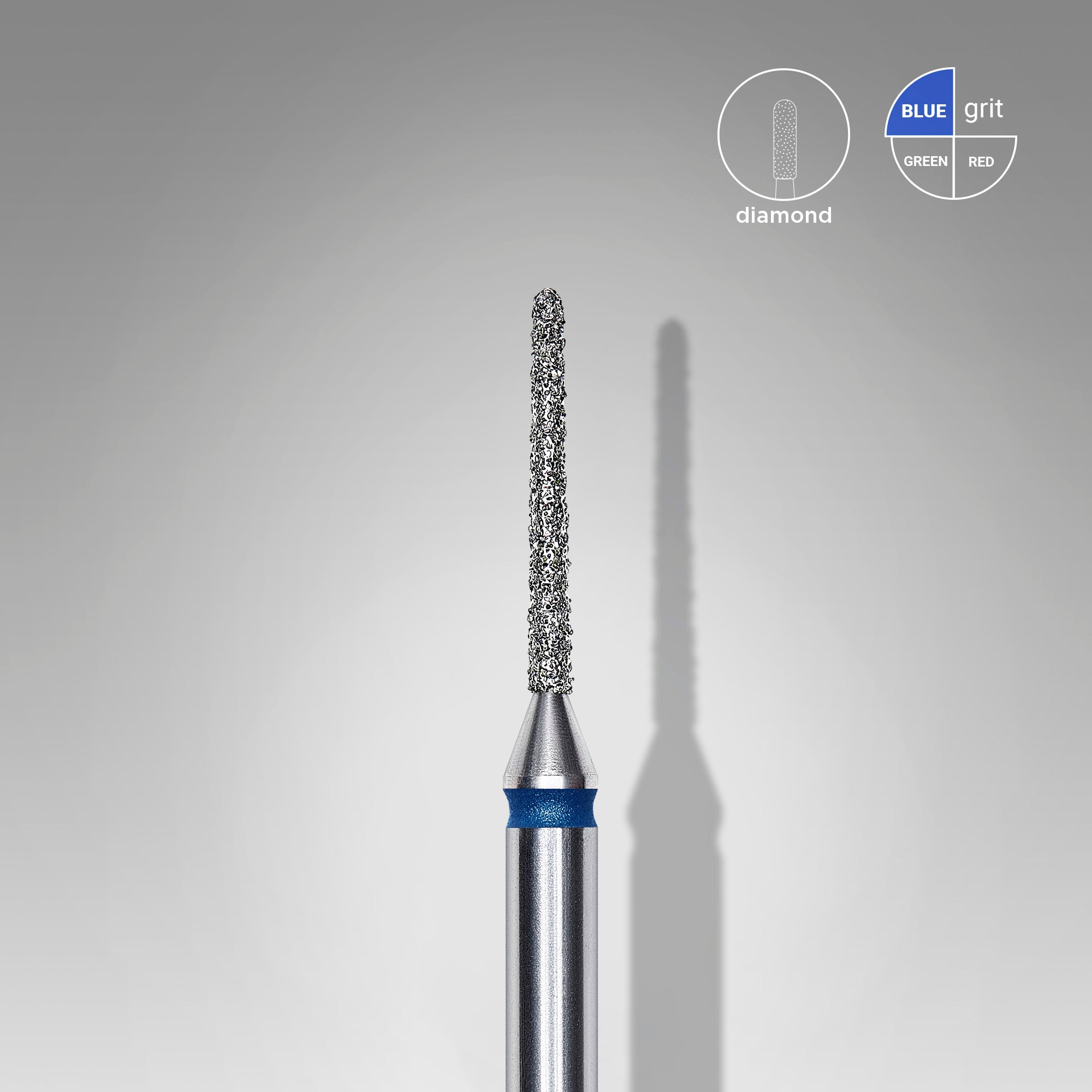 STALEKS Fraise à pointe, bleue, diamètre 1 mm / partie active 10 [FA80B010/10]