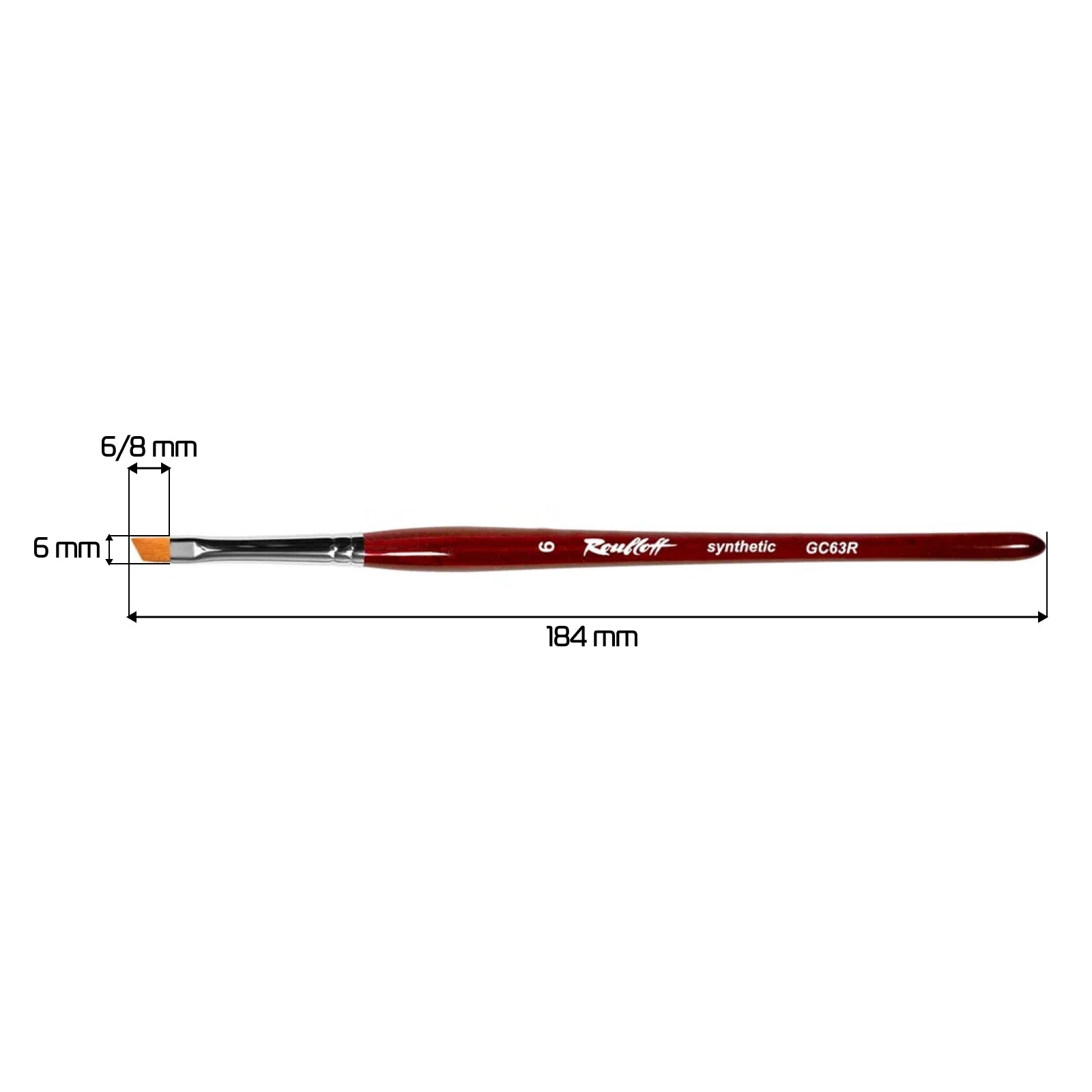 Roubloff, Nail Modeling Brush [GC63R-6]