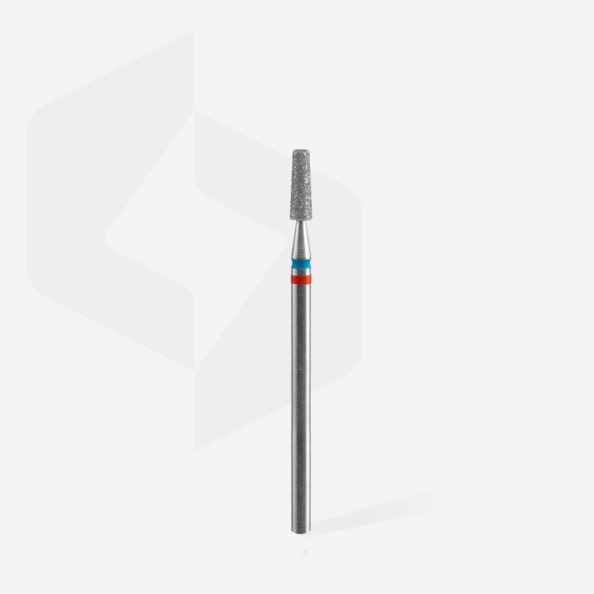 STALEKS Fraise conique DUO rouge/bleu, diamètre 2,5 mm / partie active 8 mm [FA70RB025/8]