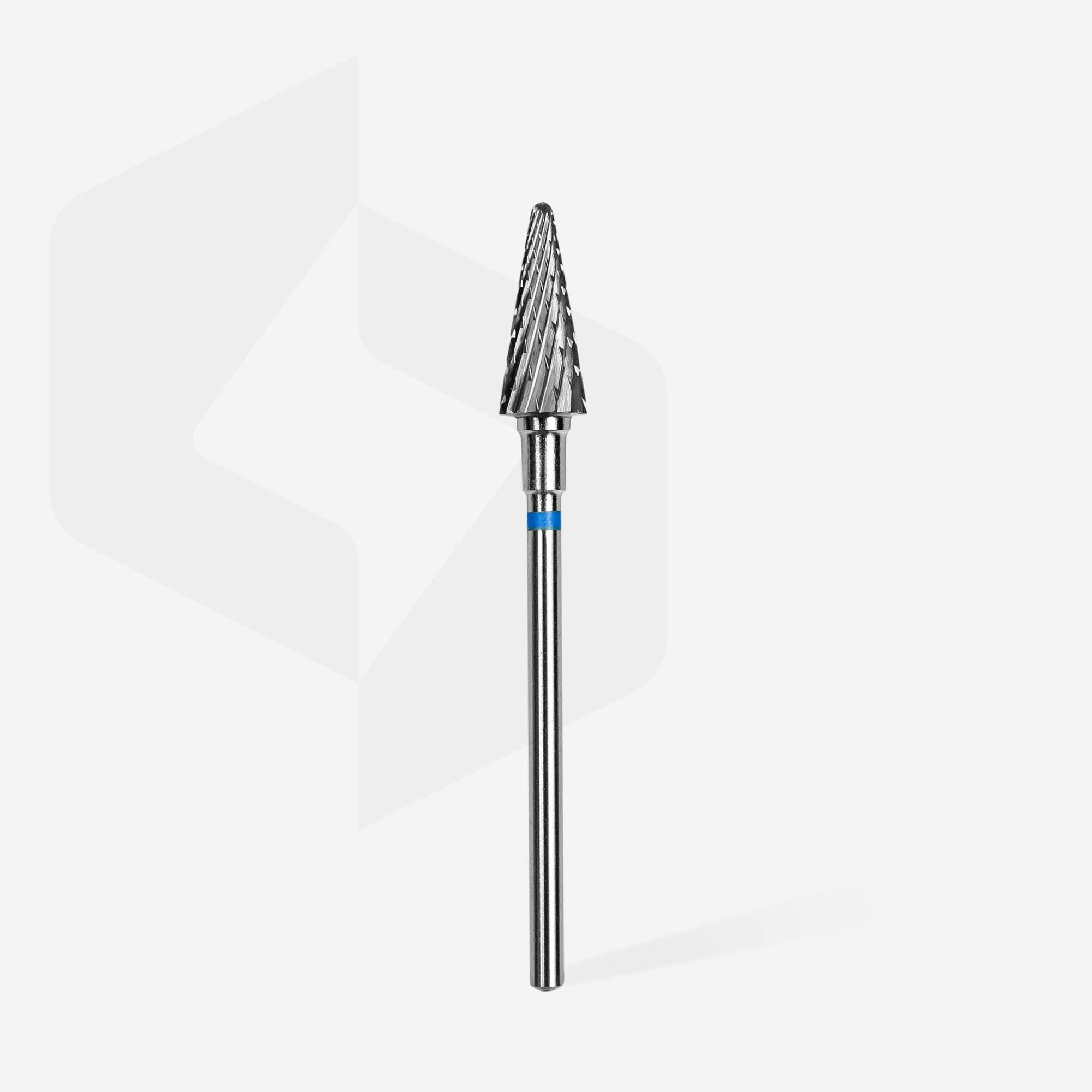 STALEKS Fraise en carbure pour enlèvement conique, bleue, diamètre 6 mm / partie active 14 mm  [FT71B060/14]