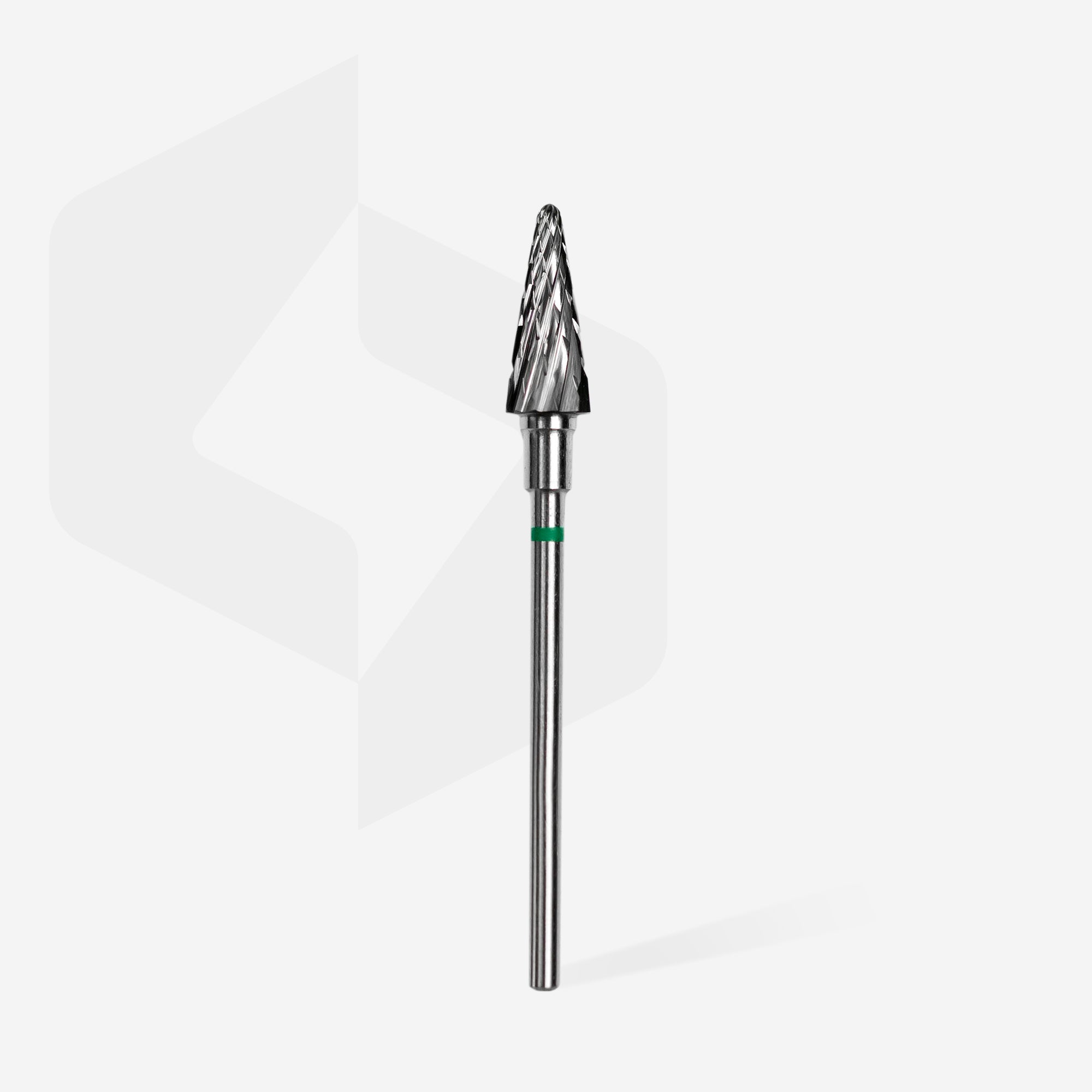 STALEKS Fraise en carbure pour enlèvement conique, verte, diamètre 6 mm / partie active 14 mm  [FT71G060/14]
