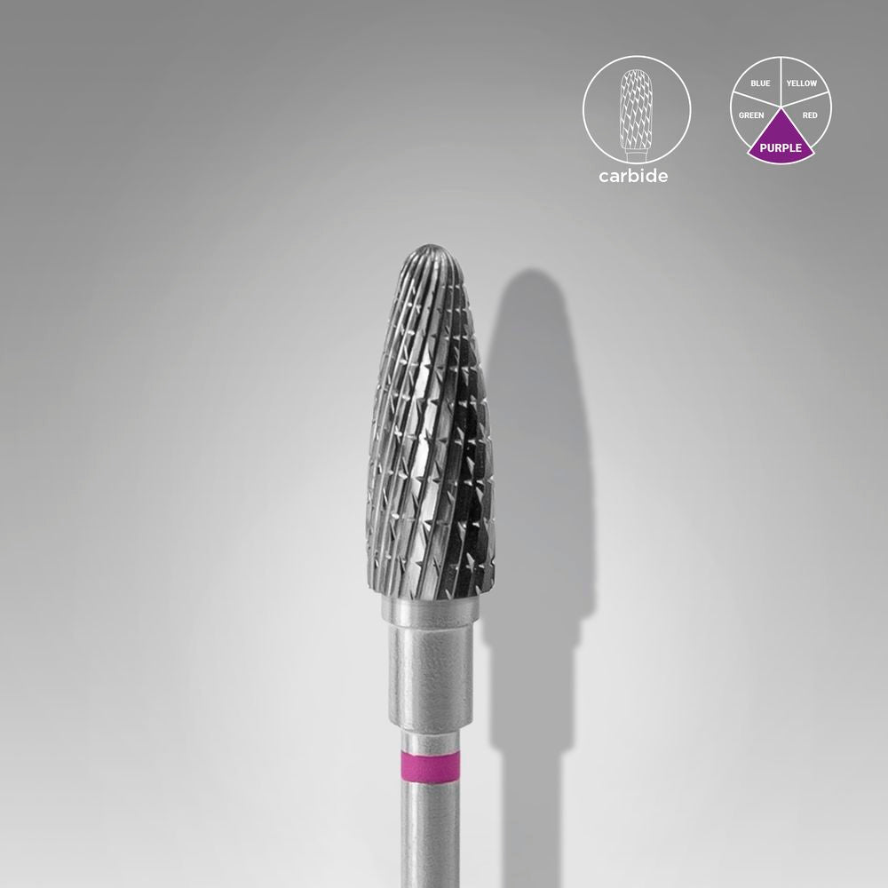 STALEKS Fraise en carbure pour l'élimination des épis de maïs, violette, diamètre 5 mm / partie active 13 mm [FT90V050/13]