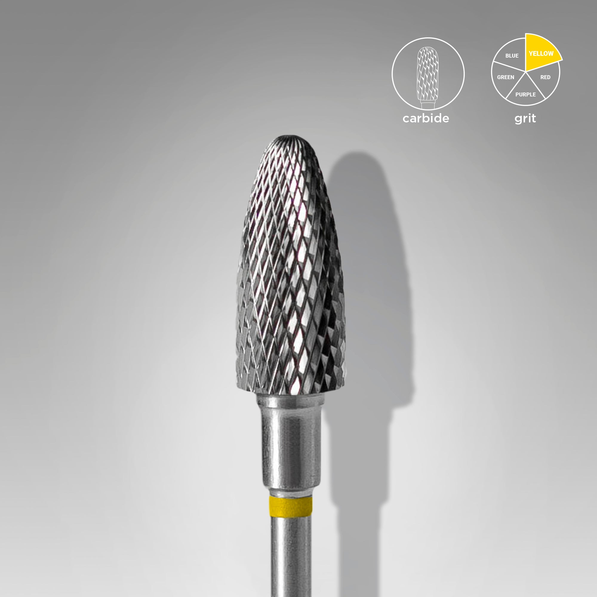 STALEKS Fraise en carbure « maïs jaune », diamètre 6 mm / partie coupante 14 mm [FT90Y060/14]