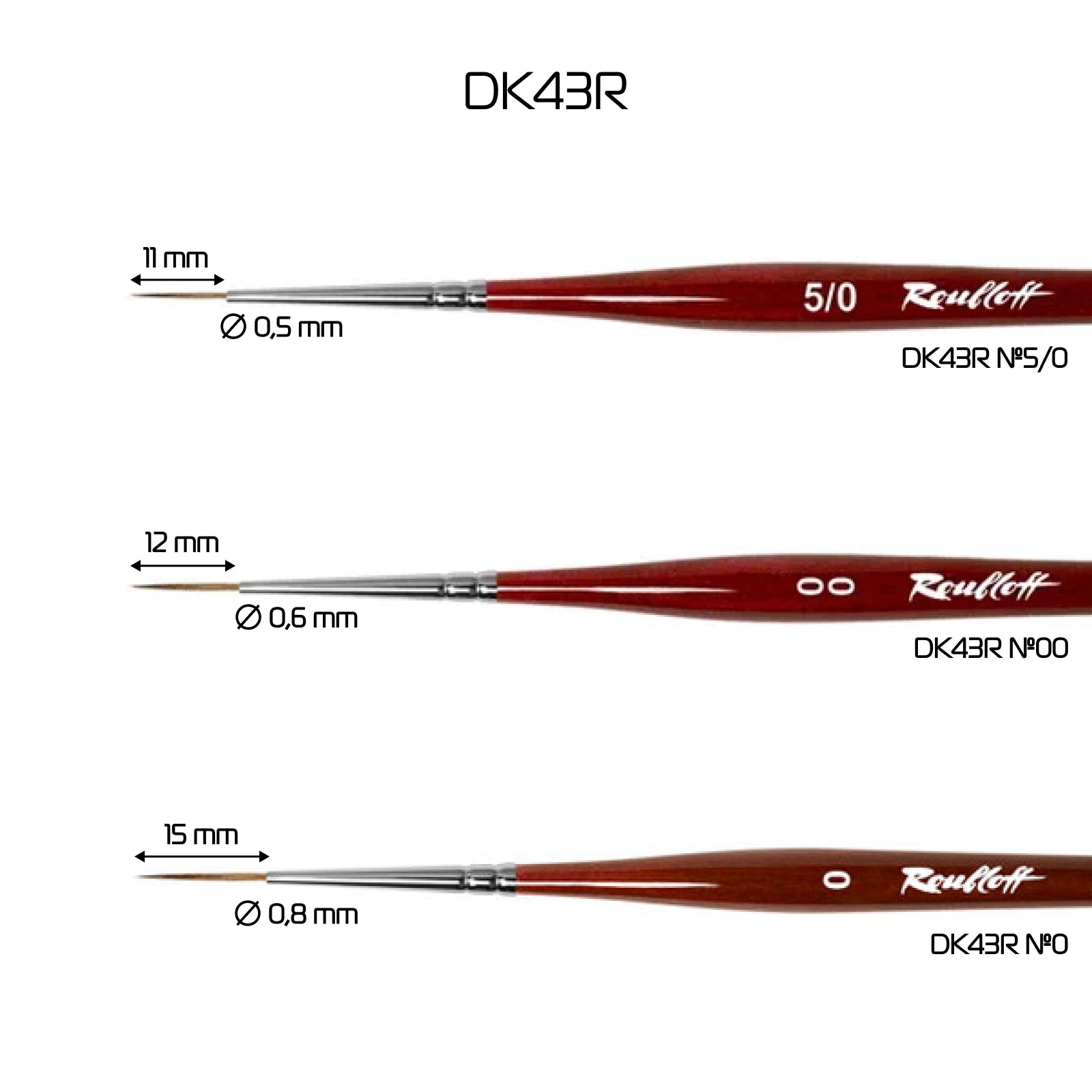 Roubloff, Nail Design Brush [DK43R-00]