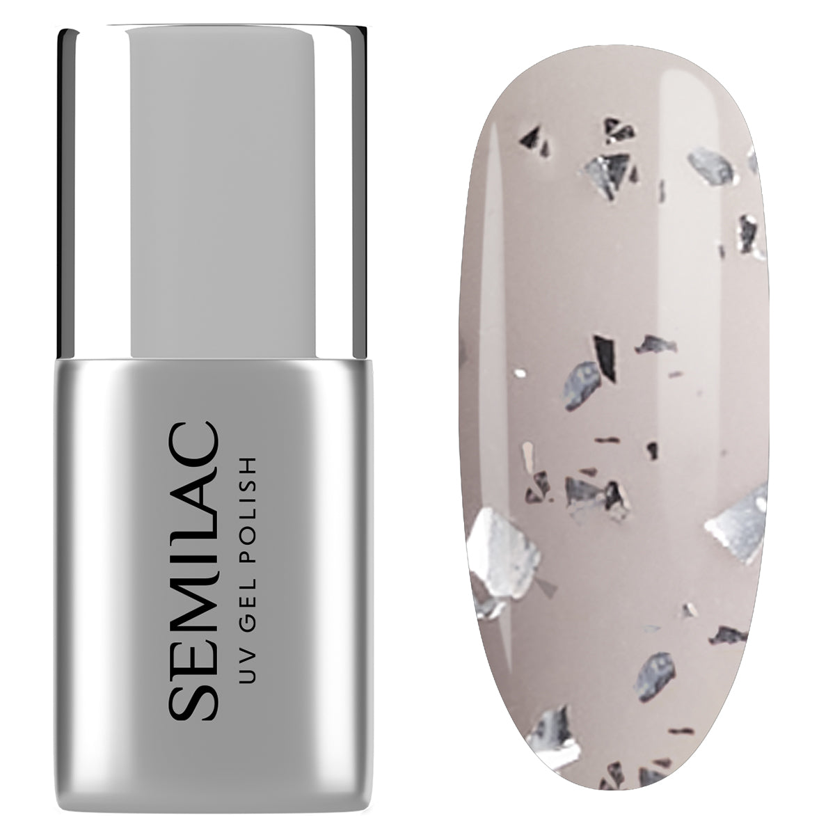 Gel UV de finition Semilac « No Wipe » Frozen T34, 7 ml