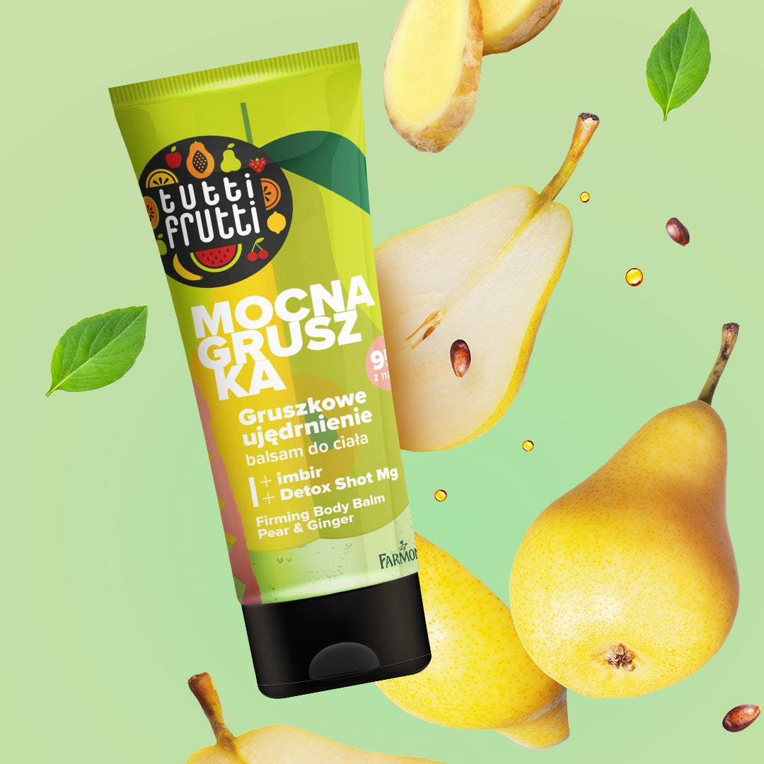 Farmona TUTTI FRUTTI Baume raffermissant pour le corps Poire et gingembre 200 ml
