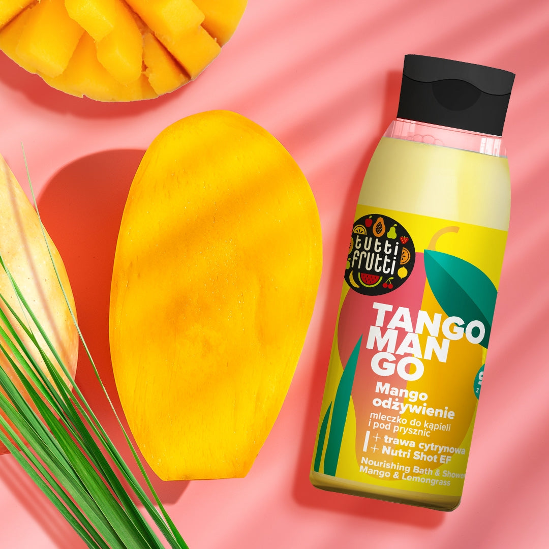 Farmona TUTTI FRUTTI Lait nourrissant pour le bain et la douche Mangue et citronnelle 400 ml