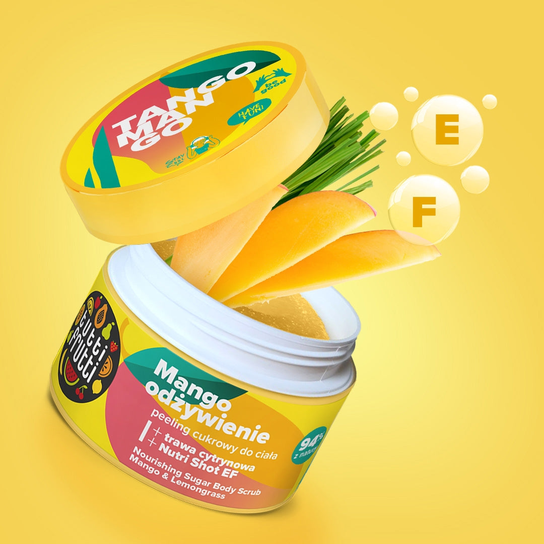 Farmona TUTTI FRUTTI Gommage corporel nourrissant au sucre, mangue et citronnelle, 300 g