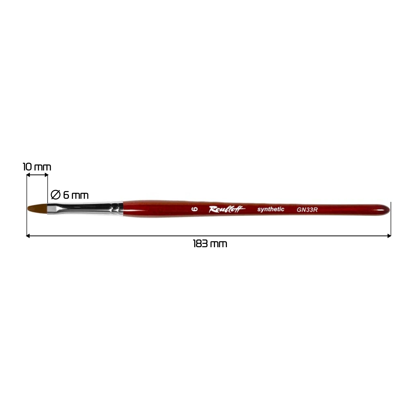 Roubloff, Nail Modeling Brush [GN33R-6]
