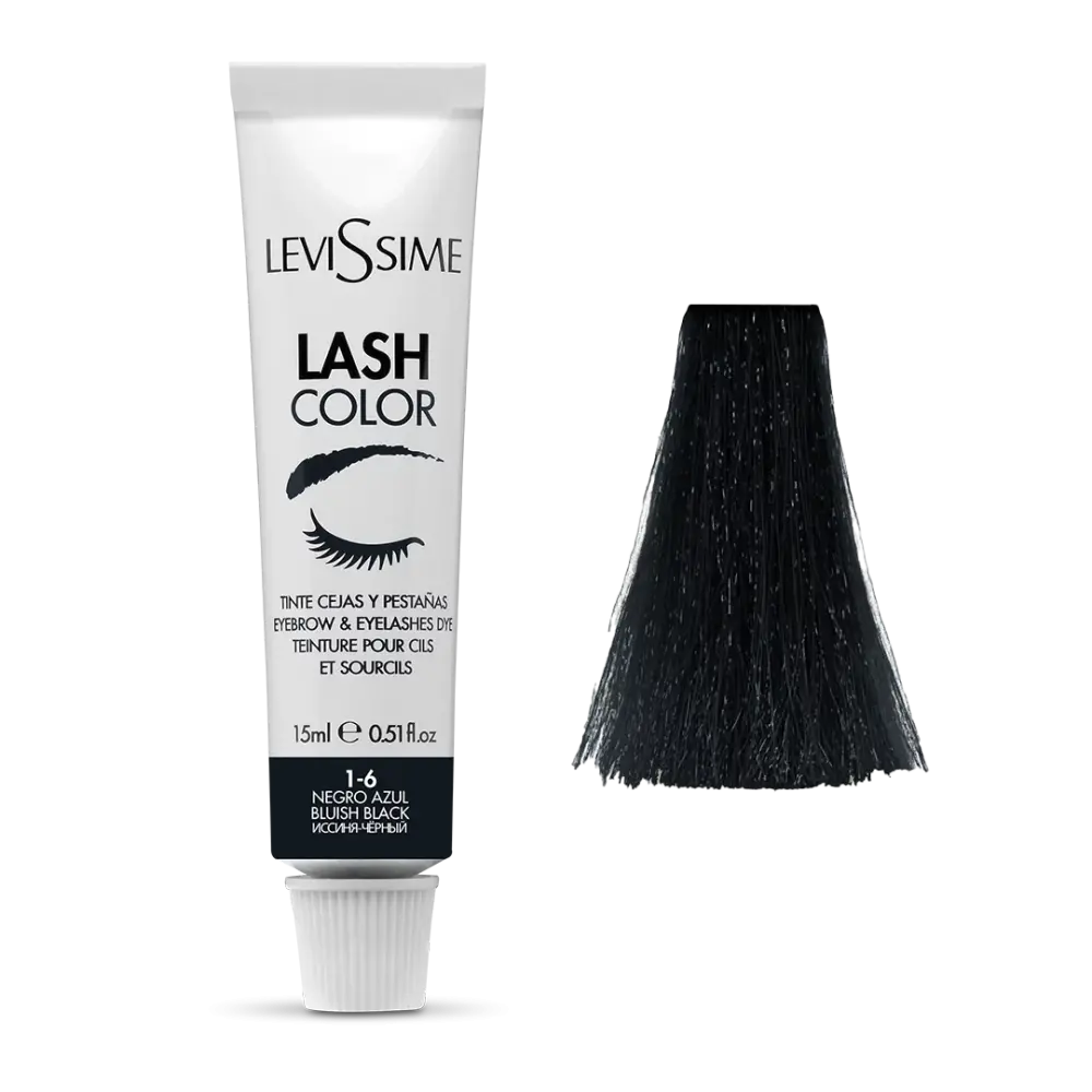 Levissime Eyebrow and Eyelash Tint BLUISH BLACK, 15ml [5503]