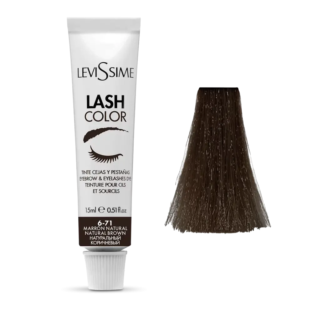 Levissime Eyebrow and Eyelash Tint NATURAL BROWN, 15ml [5506]