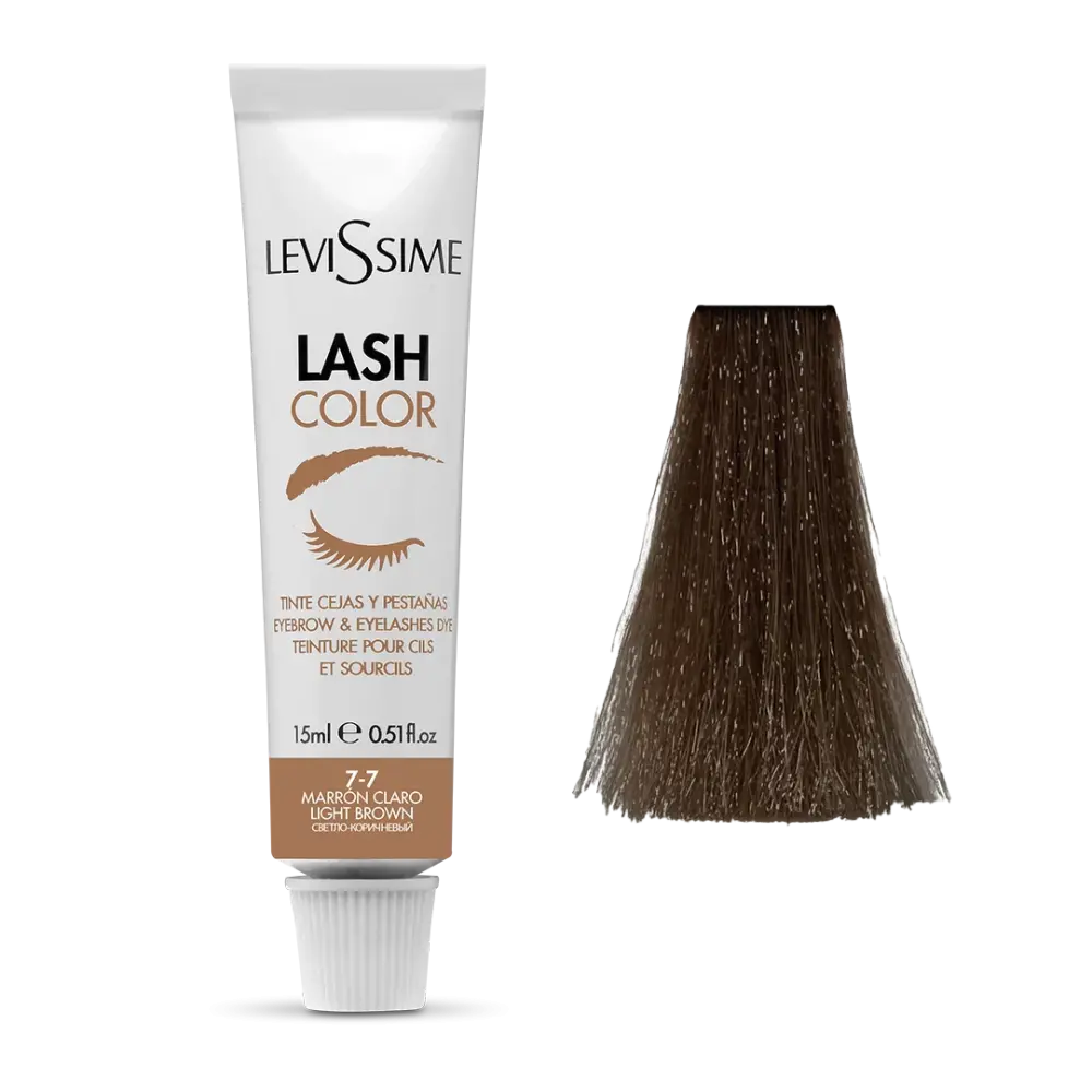 Levissime Eyebrow and Eyelash Tint LIGHT BROWN, 15ml [5507]