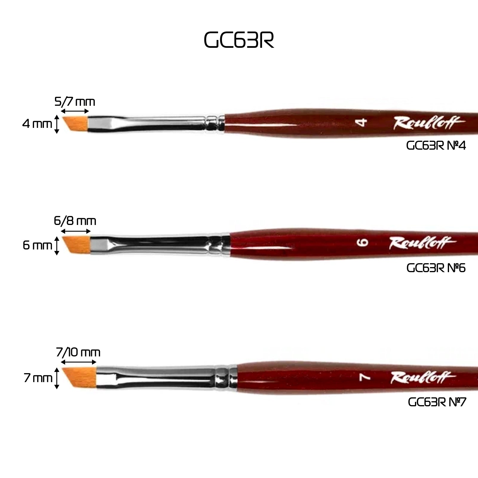 Roubloff, Nail Modeling Brush [GC63R-4]