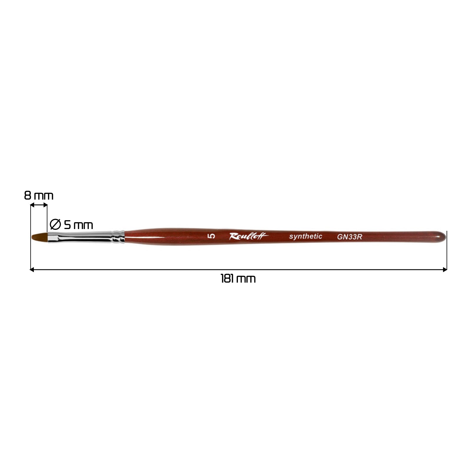Roubloff, Nail Modeling Brush [GN33R-5]