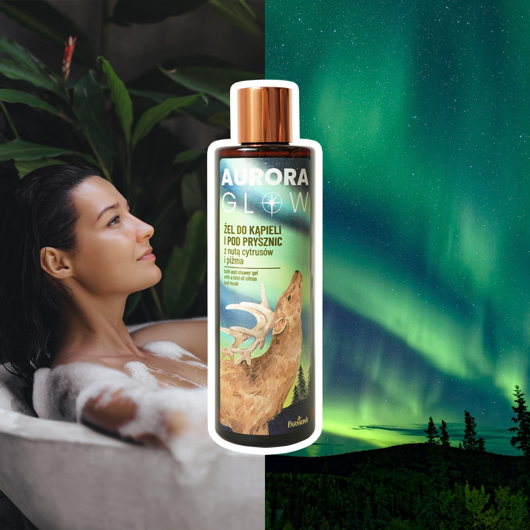 Gel douche et bain Farmona AURORA GLOW 400 ml