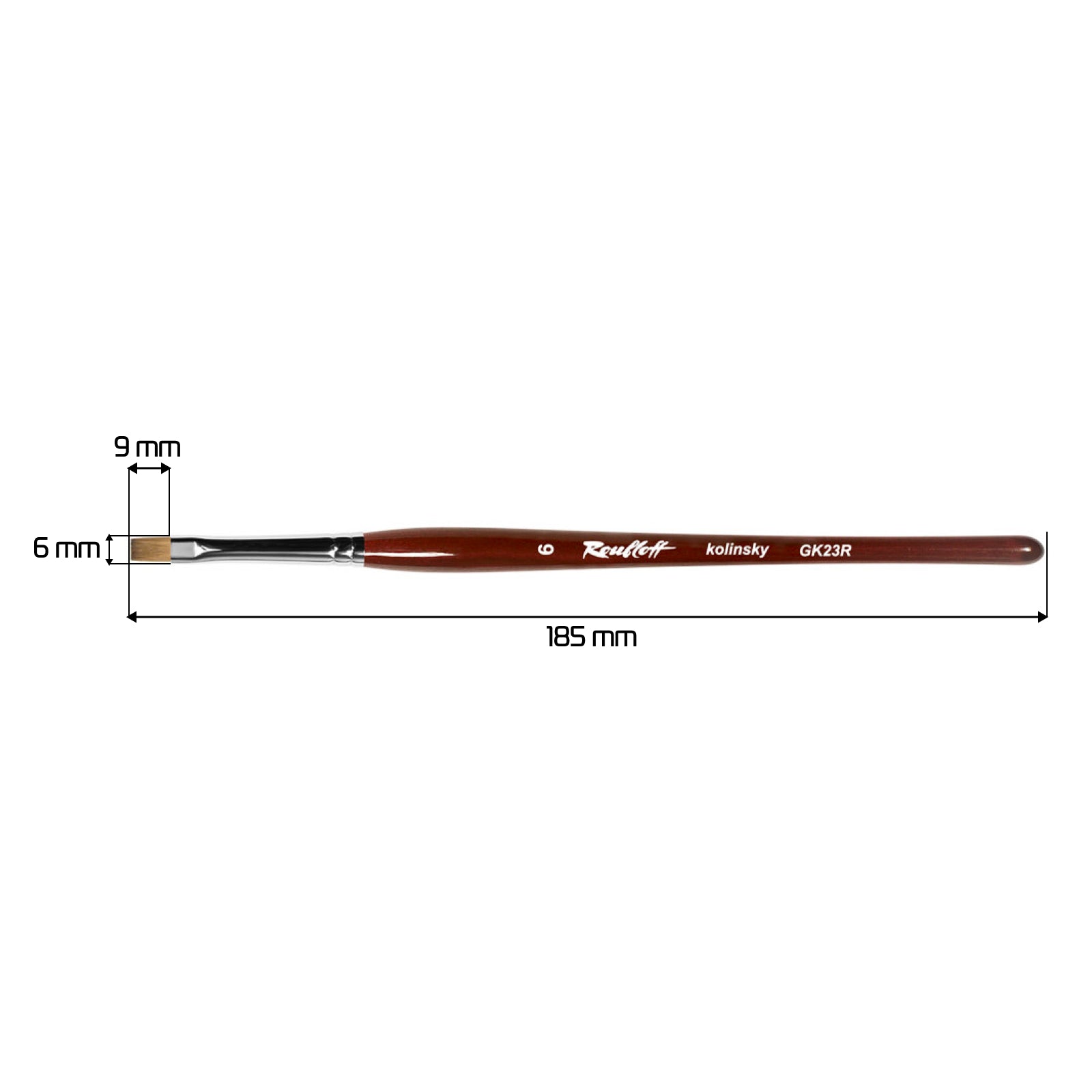Roubloff, Nail Modeling Brush [GK23R-6]