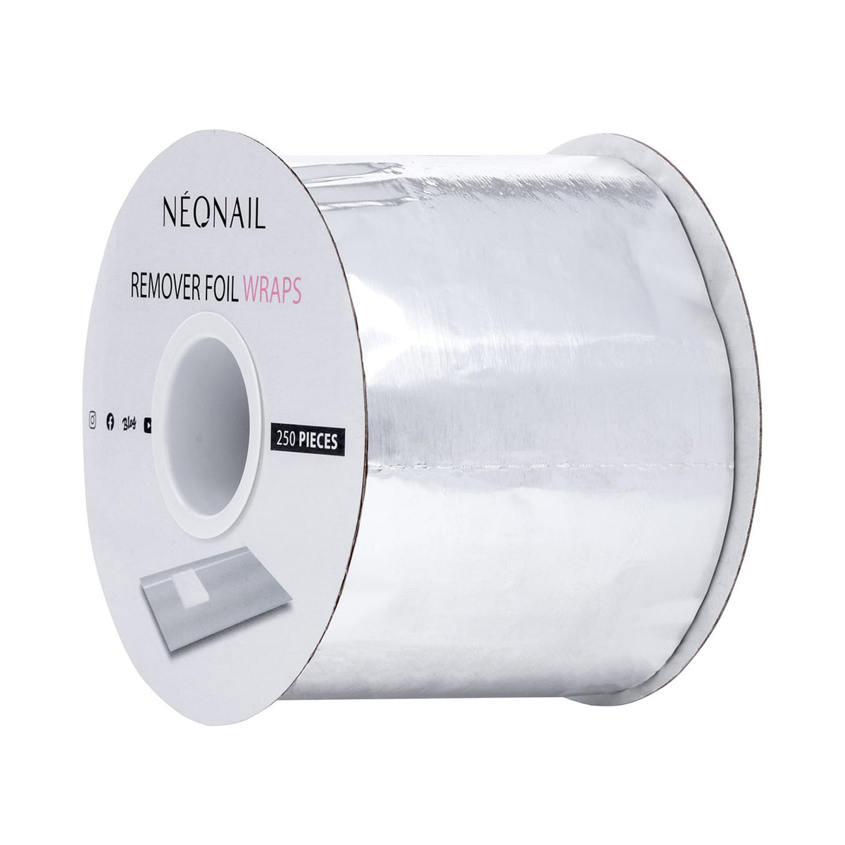 Feuilles Neonail pour le retrait du vernis gel, en rouleau – 250 pièces.
