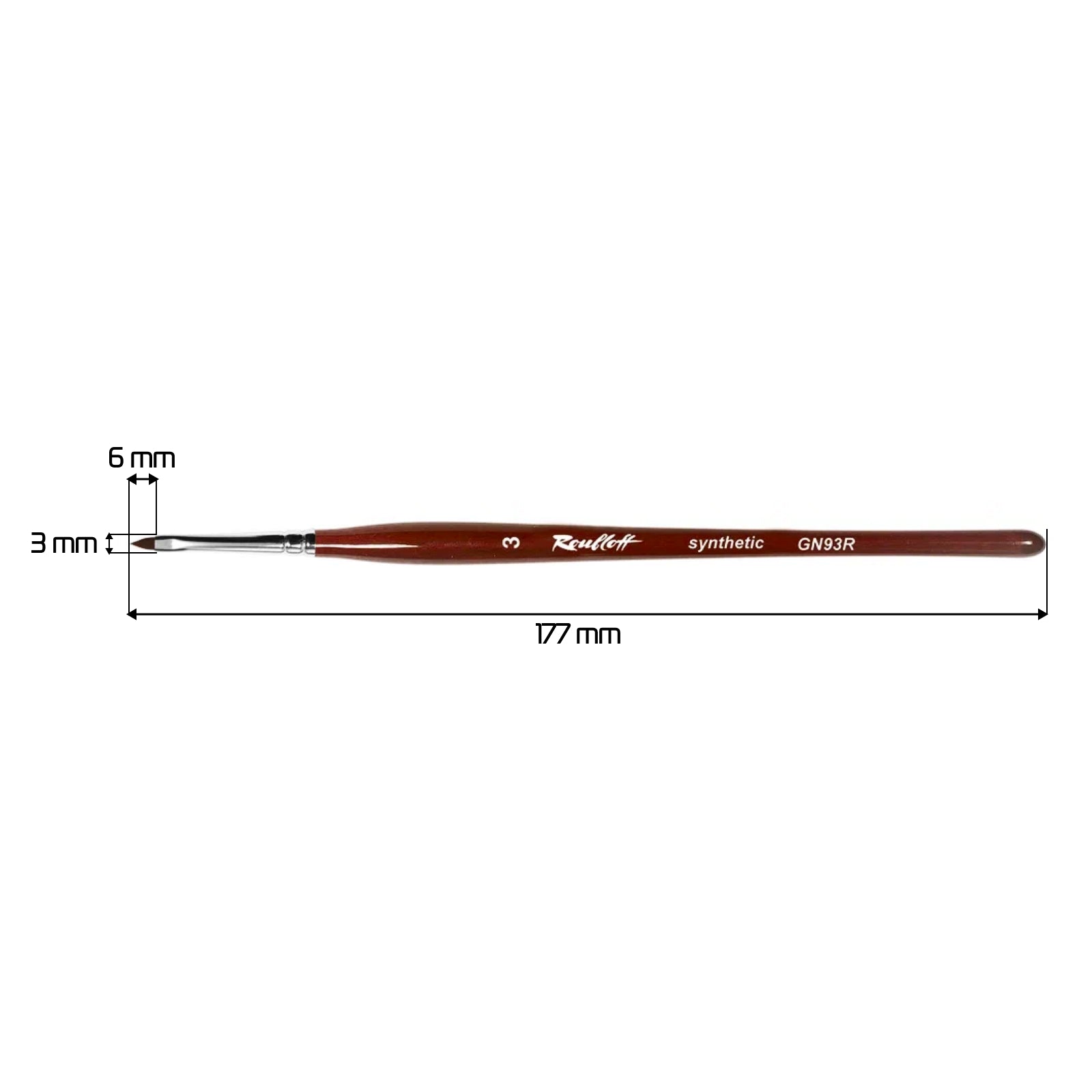 Roubloff, Nail Modeling Brush [GN93R-3]