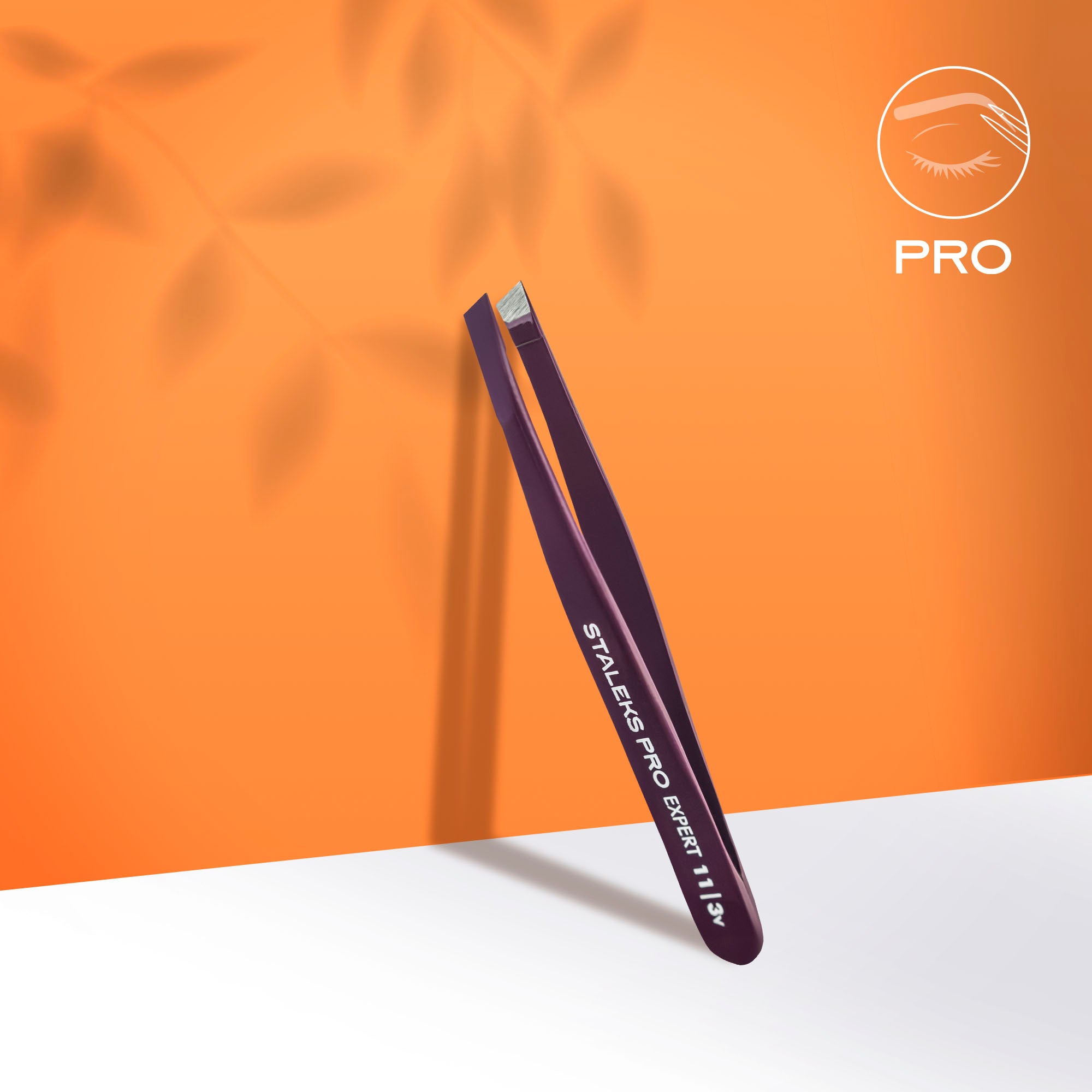 STALEKS Pince à sourcils EXPERT Violet [TE-11/3V]