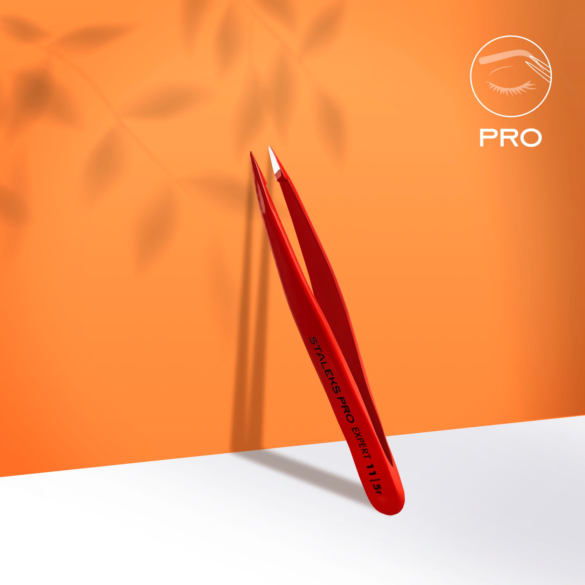 STALEKS Pince à sourcils EXPERT Rouge [TE-11/5R]