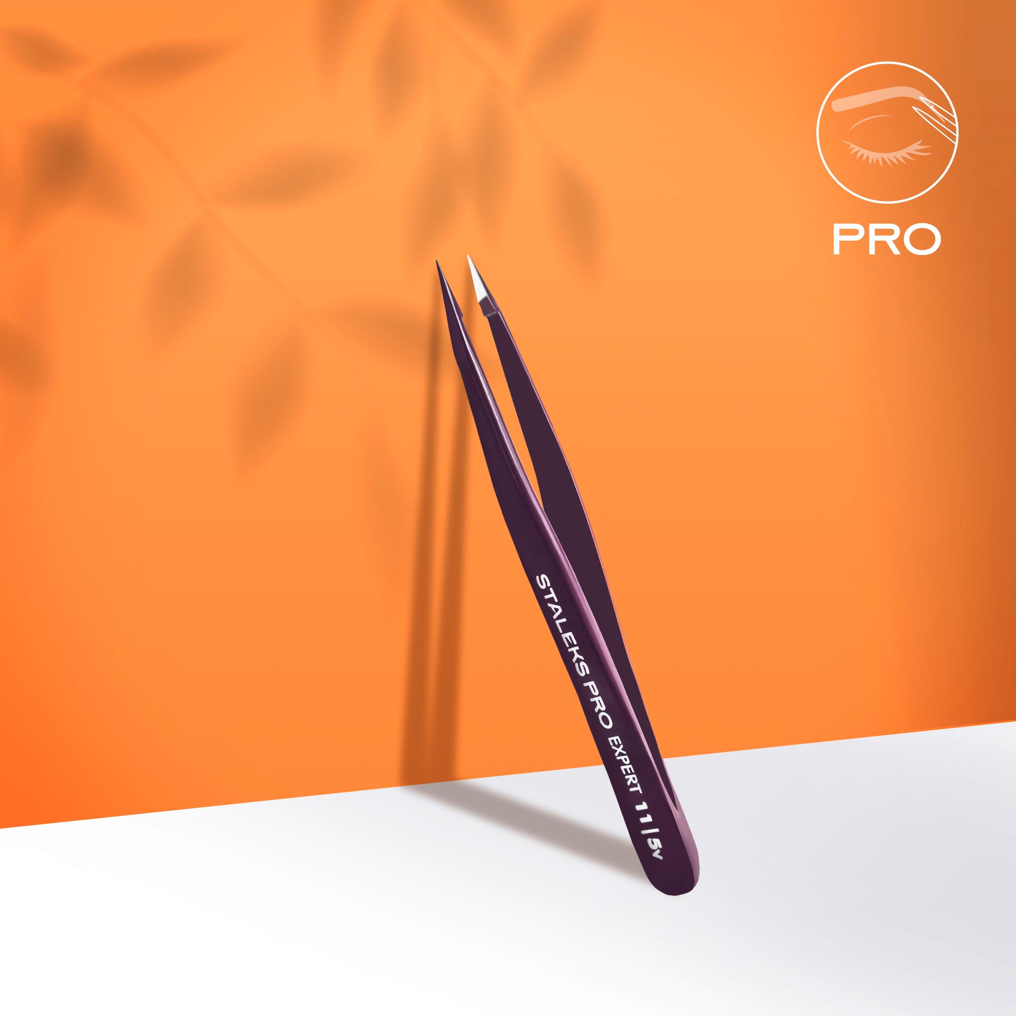 STALEKS Pince à sourcils EXPERT Violet [TE-11/5V]