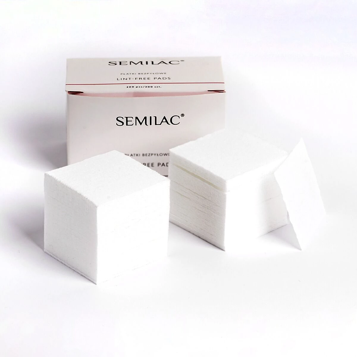 Lingettes sans fibres Semilac, 200 pièces