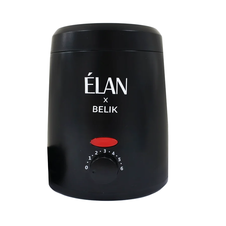 Chauffe-cire ELAN avec thermostat (noir), gamme professionnelle, 200 ml