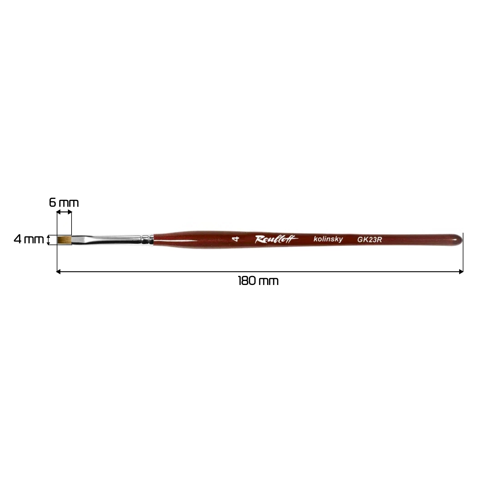 Roubloff, Nail modeling brush [GK23R-4]