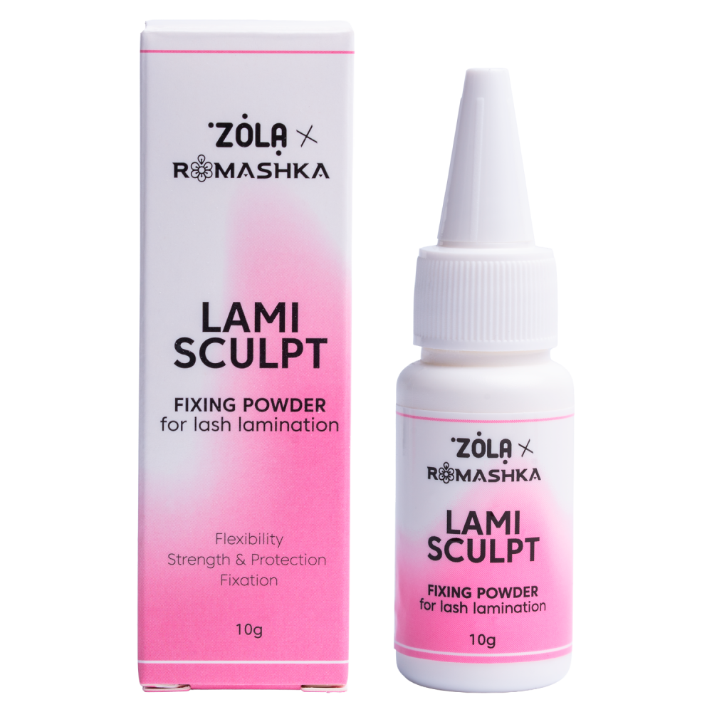 ZOLA Poudre fixatrice pour le laminage des cils LamiSculpt 10 g