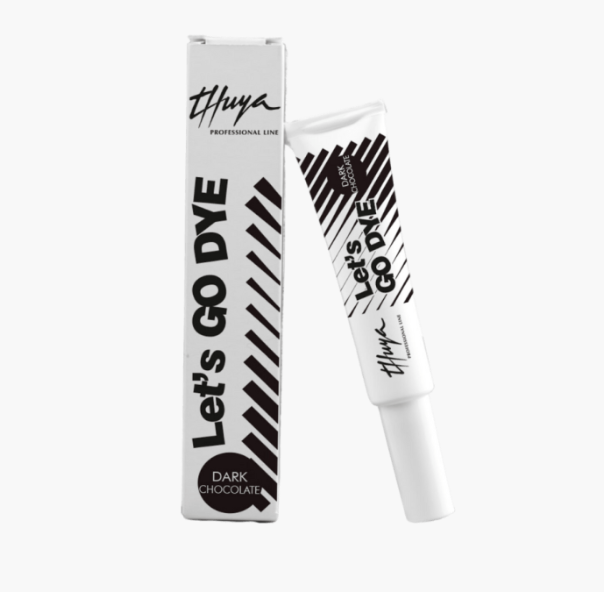 THUYA LET'S GO DIRECT DYE DARK CHOCOLATE eyebrow tint, 14 ml