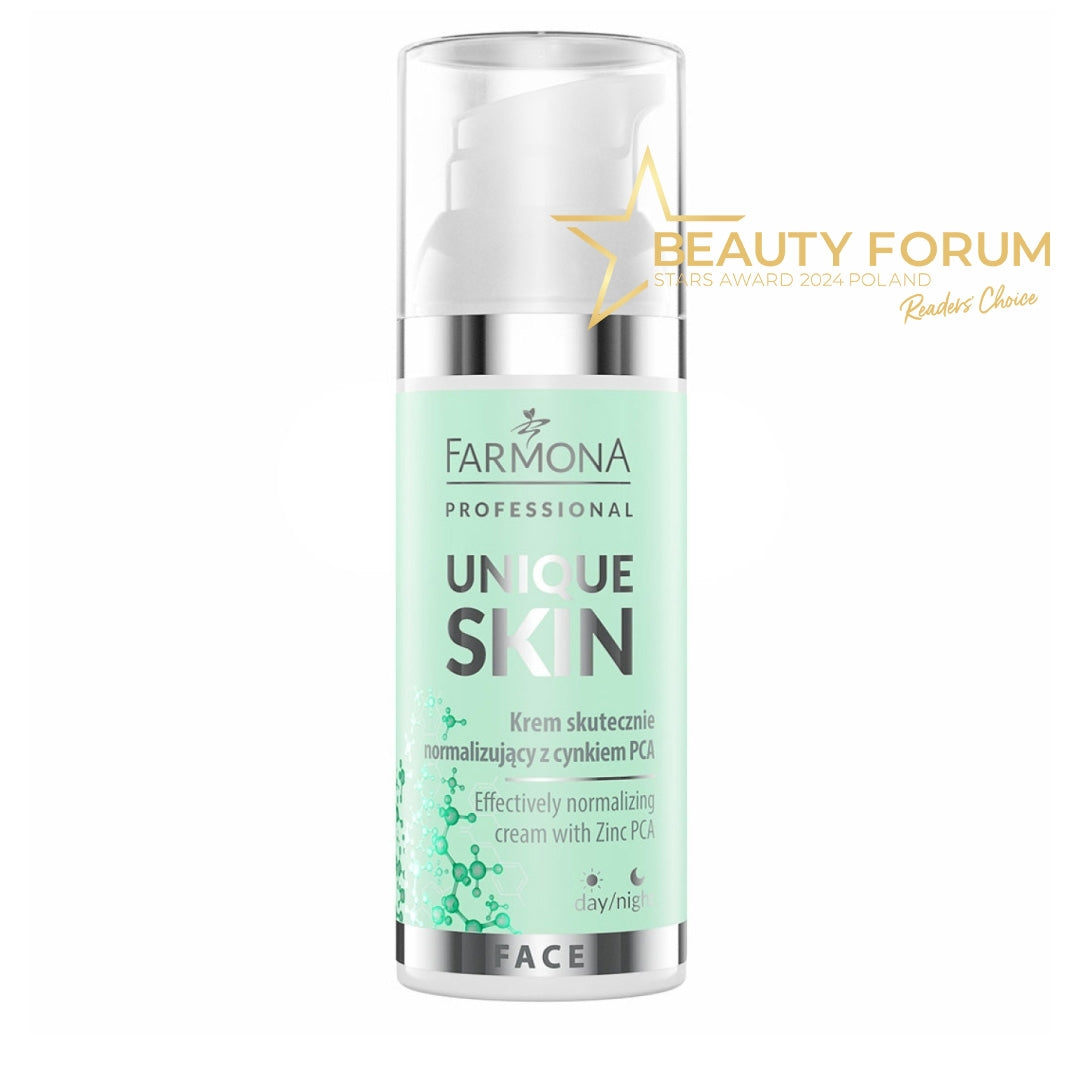 Farmona Unique Skin : crème normalisante efficace au zinc PCA, 50 ml