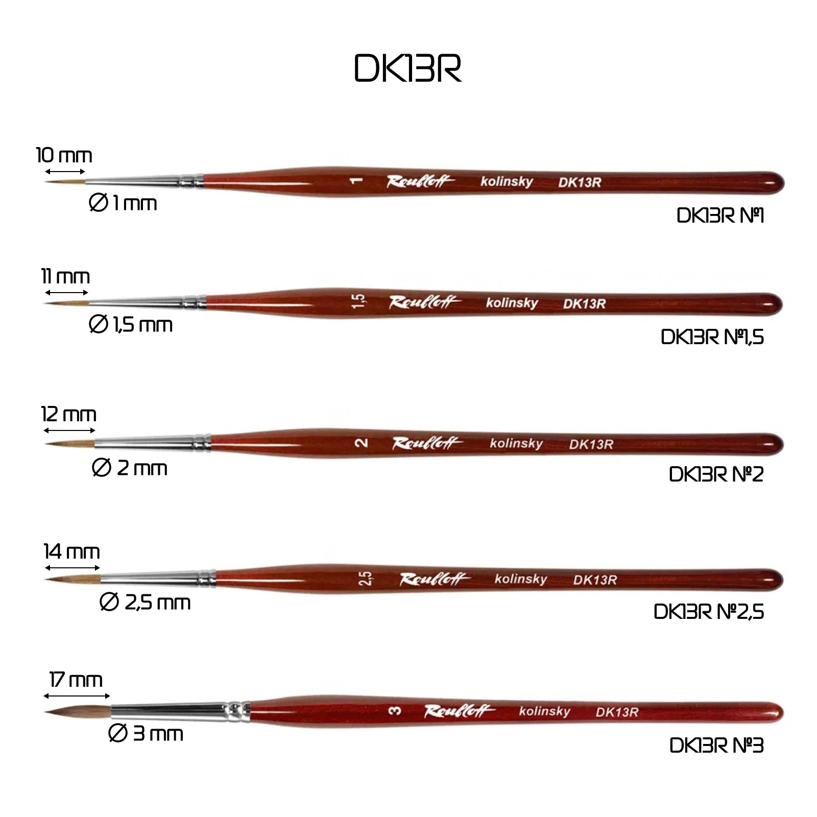 Roubloff, Nail Design Brush [DK13R-2]